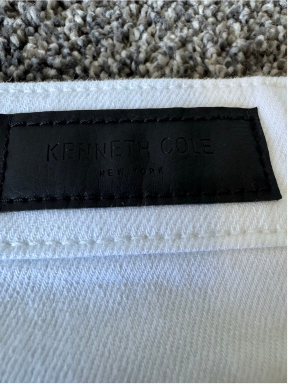 Women's Kenneth Cole Ankle & Cropped Jeans Size 10 White - Picture 13 of 13